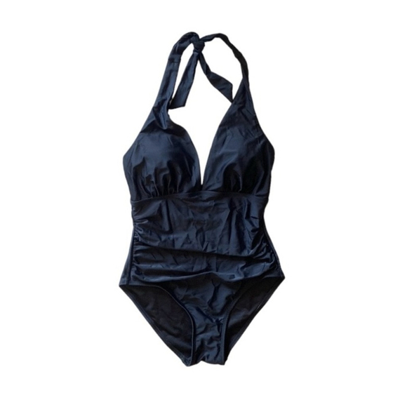 DKNY One Piece Halter Swimsuit, Size Medium - Picture 1 of 7